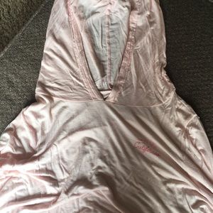 Light pink soft Hollister cropped tee